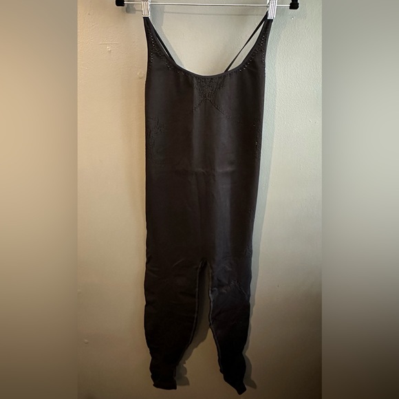 1. NWOT Free People FP Movement Strappy Candy One Piece Onesie - M/L - Black - Picture 6 of 9